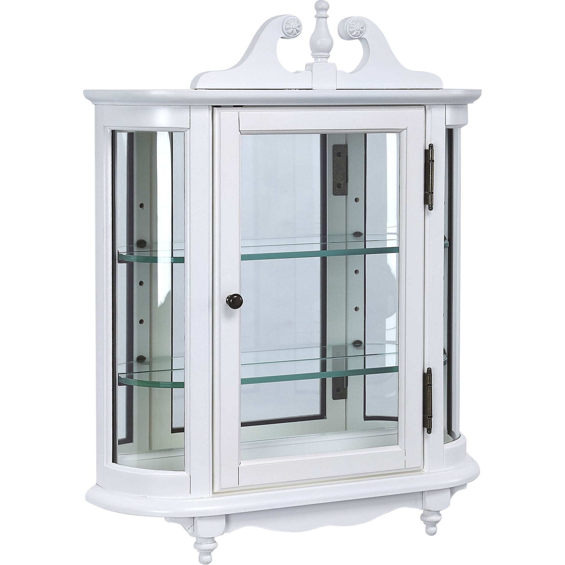 Melinda Wall Curio by Butler Specialty Company. Made from wood solids, wood veneers, glass in a traditional style.