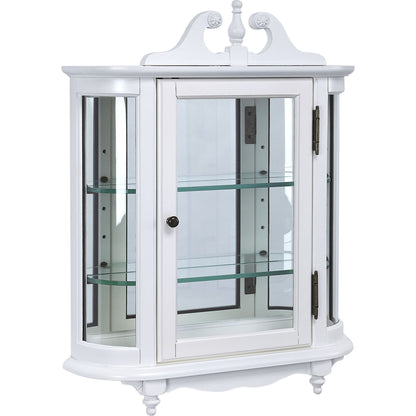 Melinda Wall Curio by Butler Specialty Company. Made from wood solids, wood veneers, glass in a traditional style.