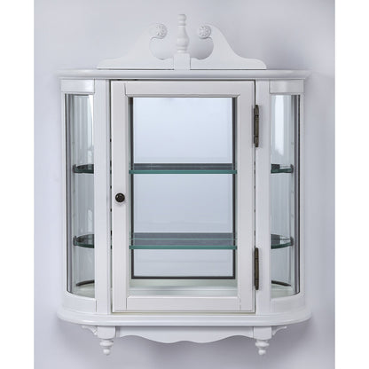 Melinda Wall Curio by Butler Specialty Company. Made from wood solids, wood veneers, glass in a traditional style.