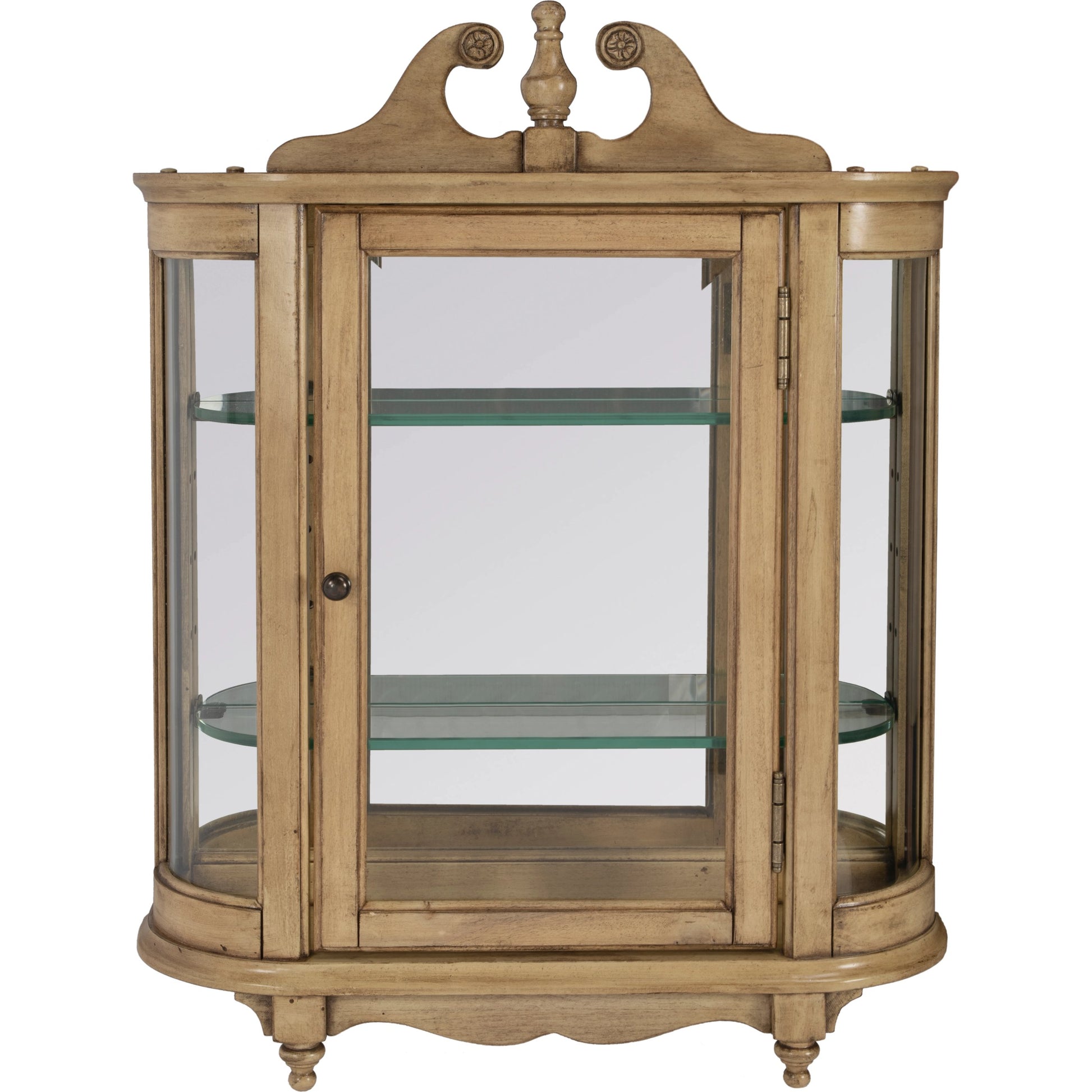 Melinda Wall Curio by Butler Specialty Company. Made from wood solids, wood veneers, glass in a traditional style.