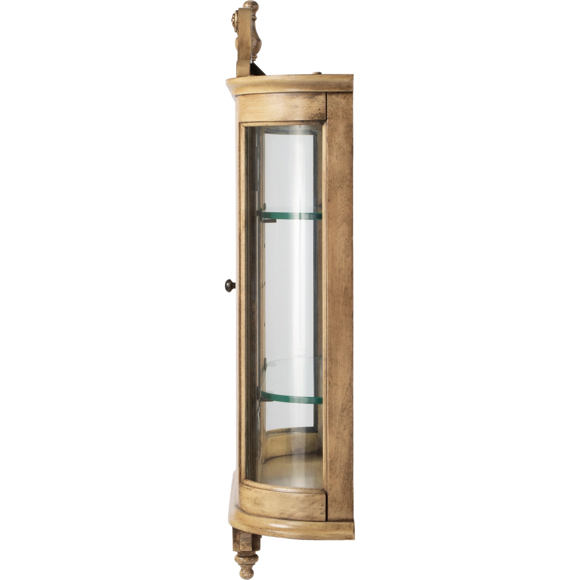 Melinda Wall Curio by Butler Specialty Company. Made from wood solids, wood veneers, glass in a traditional style.