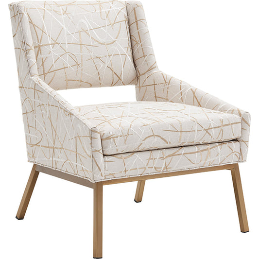001 SR-835079 | Additional Silo | Amani Upholstered Chair with Bright Brass Base by Lexington. Made from unique in a modern style.