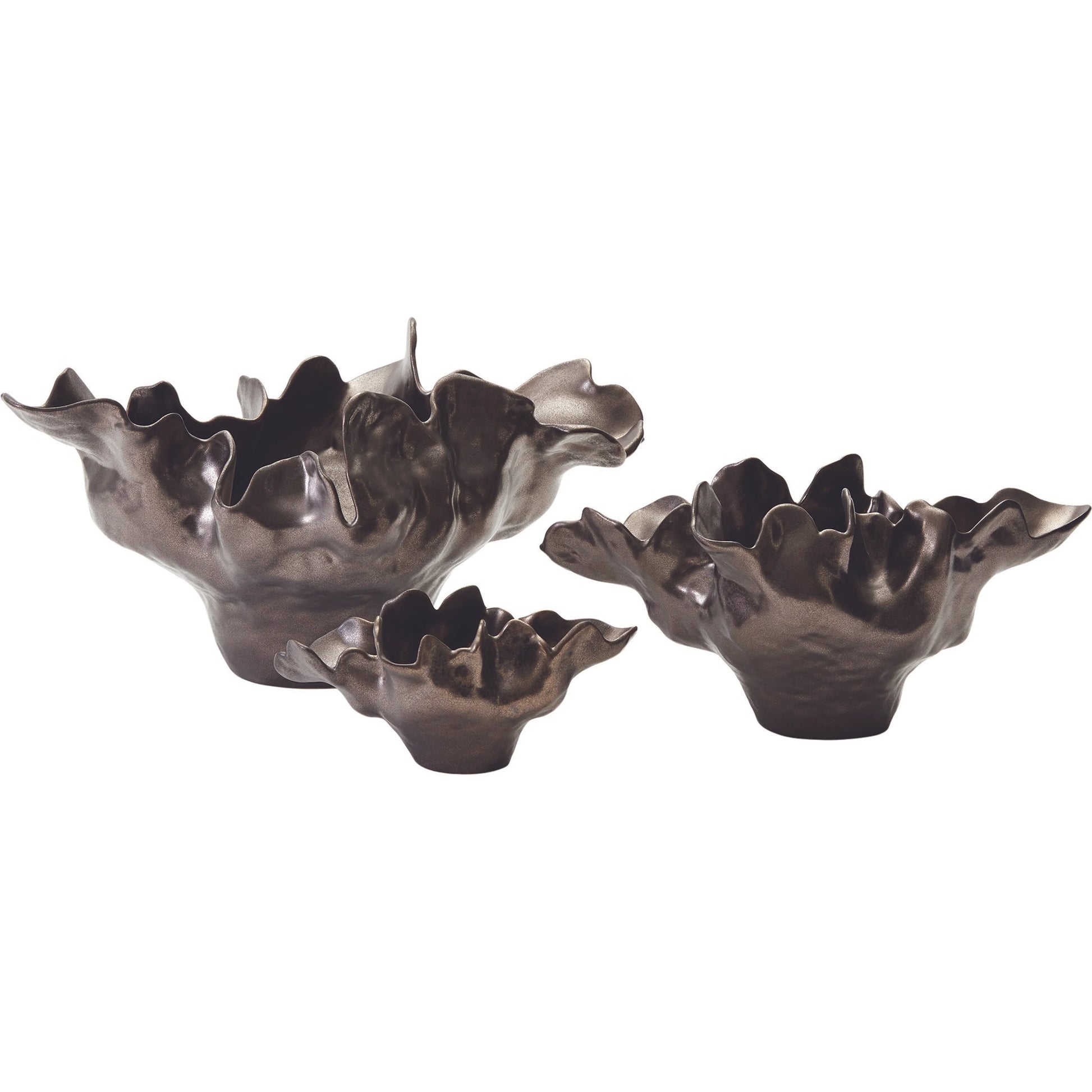 Meteor Bowl by Global Views. Made from ceramic in a coastal style.