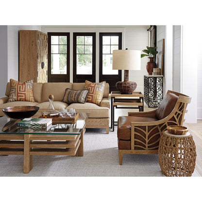 Madrid Woven Accent Table by Tommy Bahama Home. Made from unique in a coastal style.