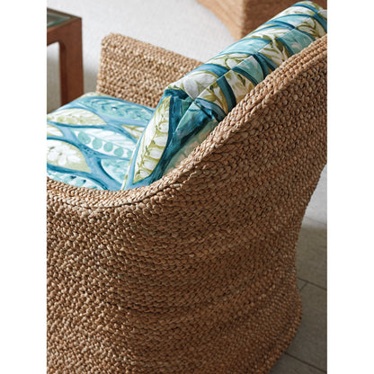 Soren Pattern Swivel Chair by Tommy Bahama Home in sonoran. Made from unique in a coastal style.