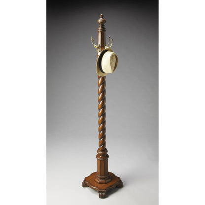 Joshua Costumer by Butler Specialty Company in dark brown and plantation cherry. Made from rubberwood solids, cherry veneer in a traditional style.