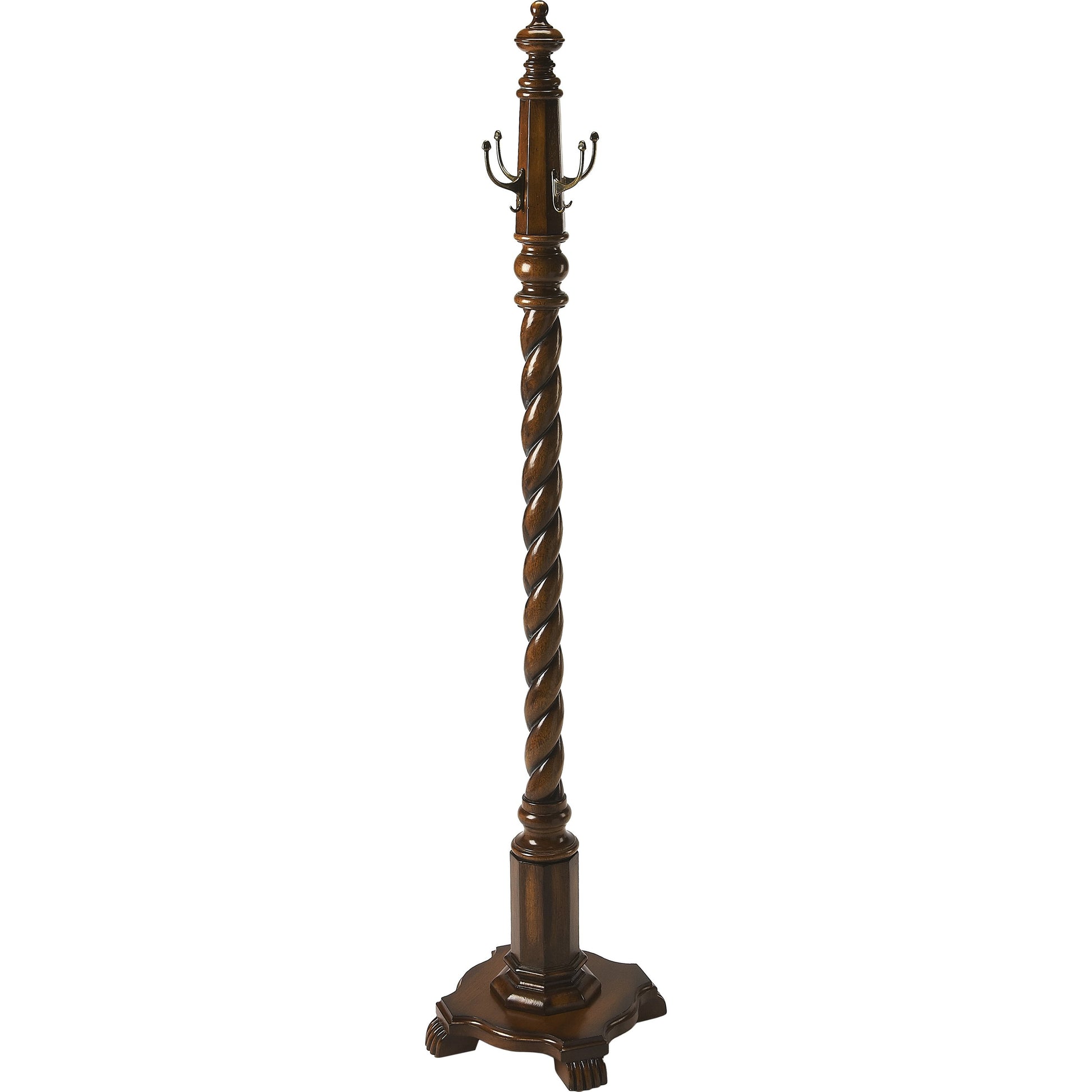 Joshua Costumer by Butler Specialty Company in dark brown and plantation cherry. Made from rubberwood solids, cherry veneer in a traditional style.