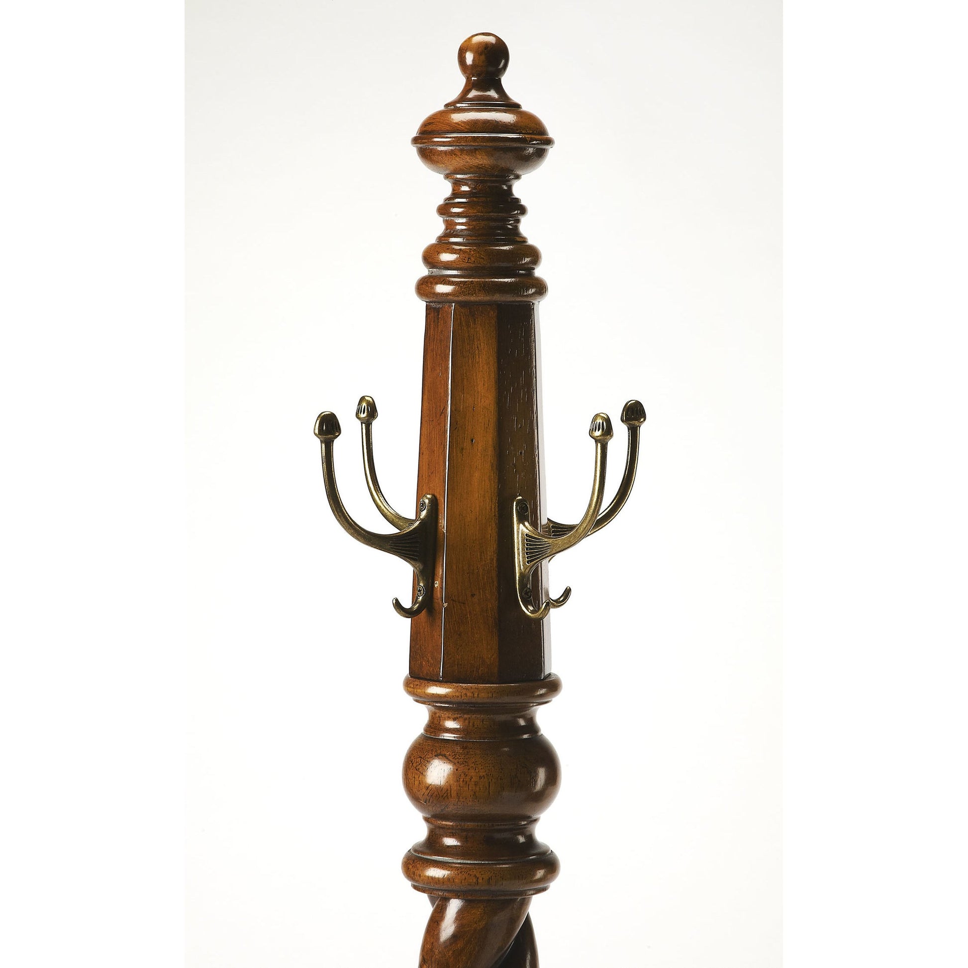Joshua Costumer by Butler Specialty Company in dark brown and plantation cherry. Made from rubberwood solids, cherry veneer in a traditional style.