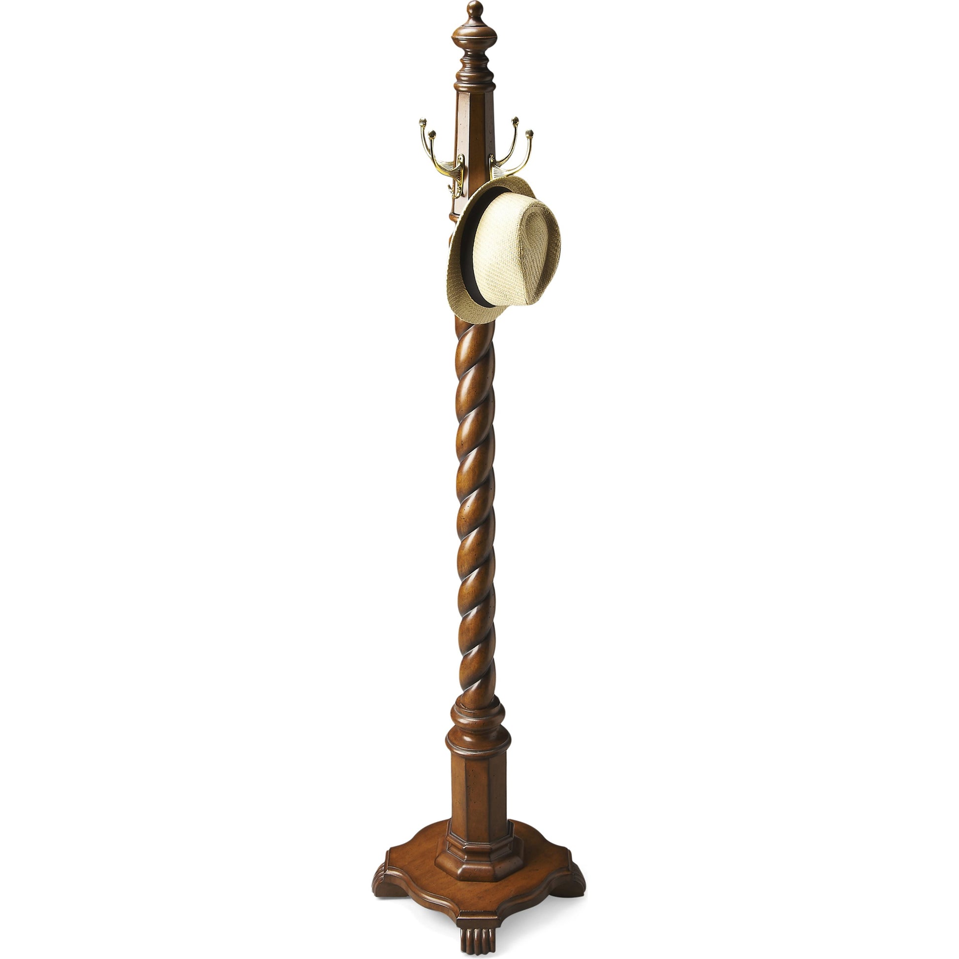 Joshua Costumer by Butler Specialty Company in dark brown and plantation cherry. Made from rubberwood solids, cherry veneer in a traditional style.