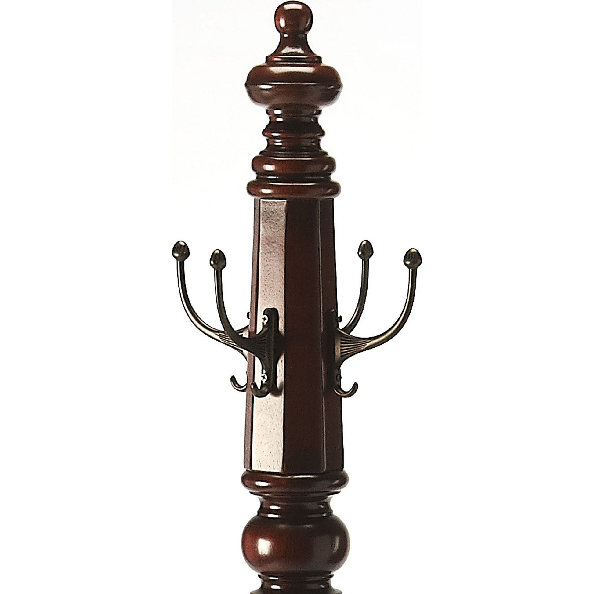Joshua Costumer by Butler Specialty Company in dark brown and plantation cherry. Made from rubberwood solids, cherry veneer in a traditional style.