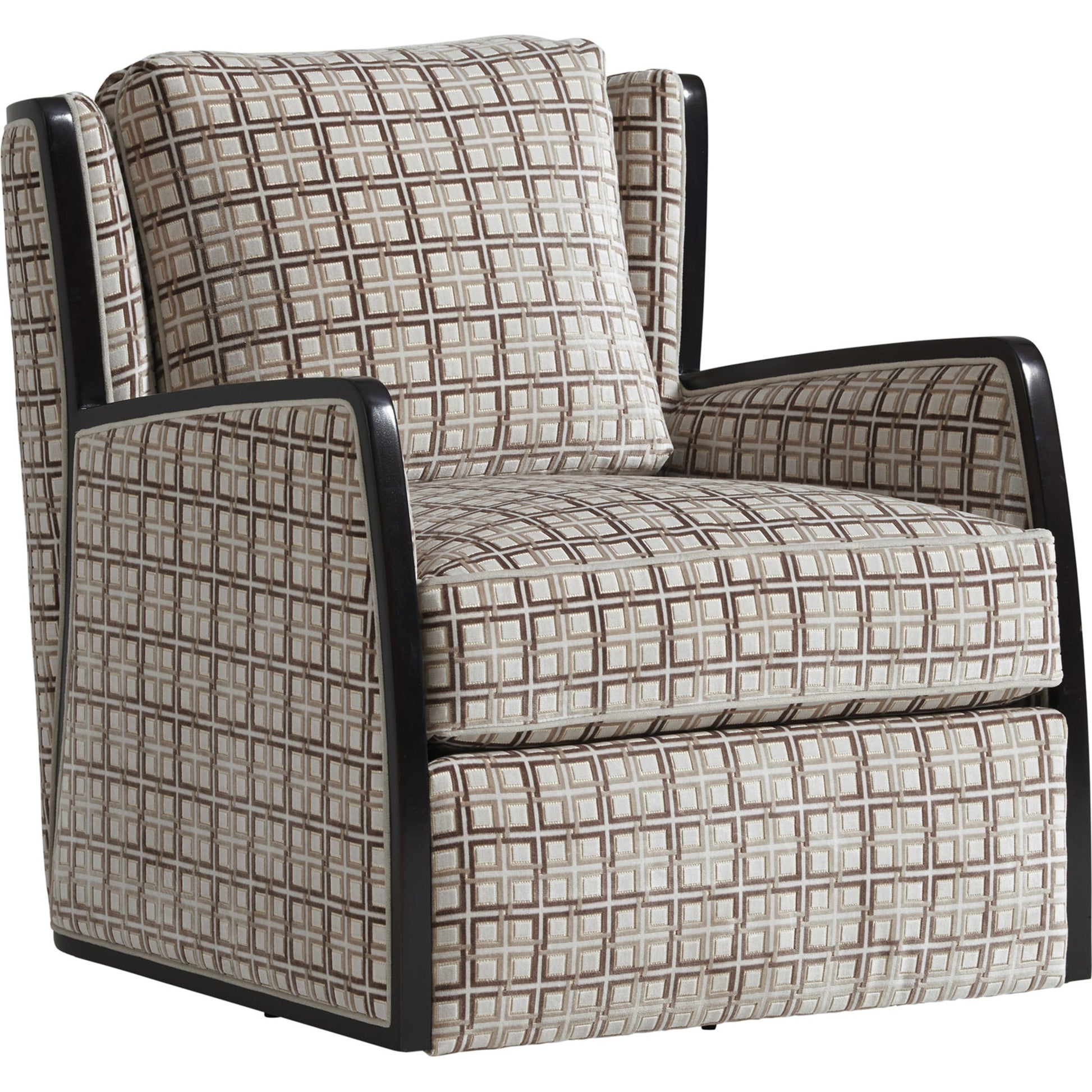 Delancey Swivel Chair by Lexington. Made from unique in a transitional style.