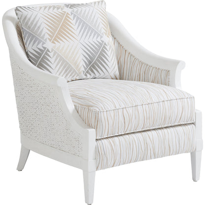 Westbank Chair by Tommy Bahama Home in seashell. Made from unique in a coastal style.