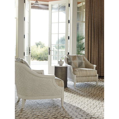 Turnberry Round Chairside Table by Tommy Bahama Home. Made from unique in a coastal style.