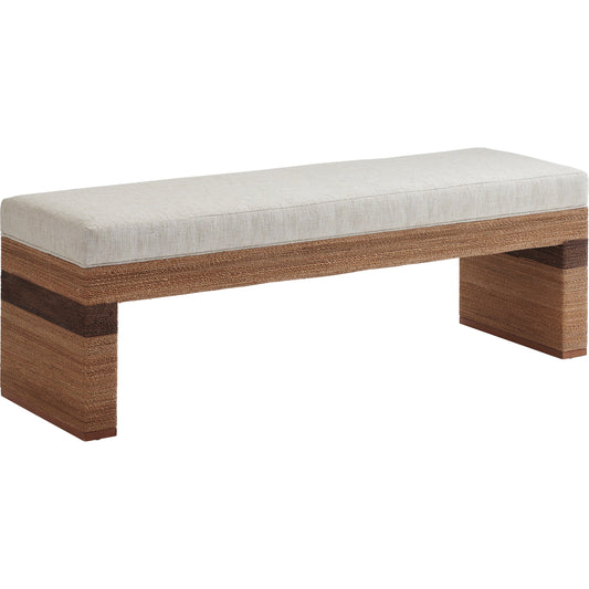 Rosemead Bed Bench by Tommy Bahama Home in sonoran. Made from unique in a coastal style.