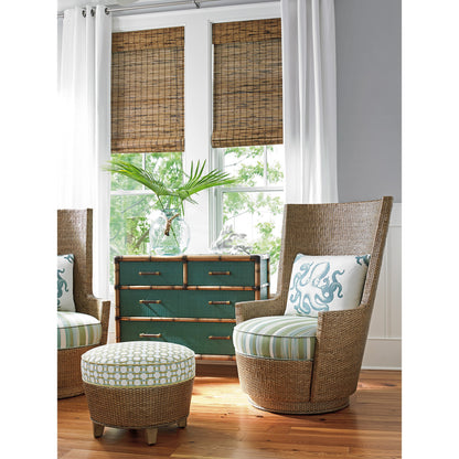 Pacific Chest by Tommy Bahama Home in teal. Made from unique in a coastal style.