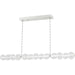 Lindley Linear Chandelier by Hudson Valley. Made from brass in a transitional style.