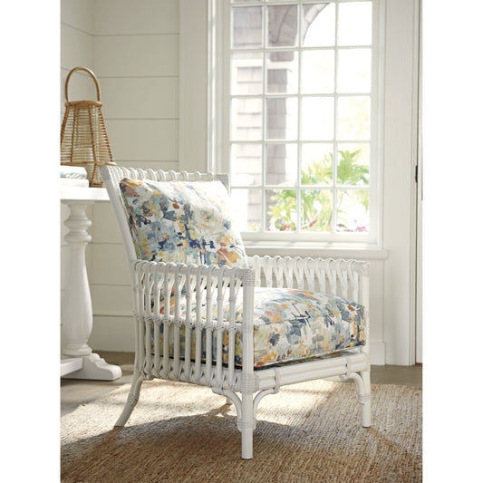 Newcastle Chair by Tommy Bahama Home in caribbean sands. Made from unique in a coastal style.