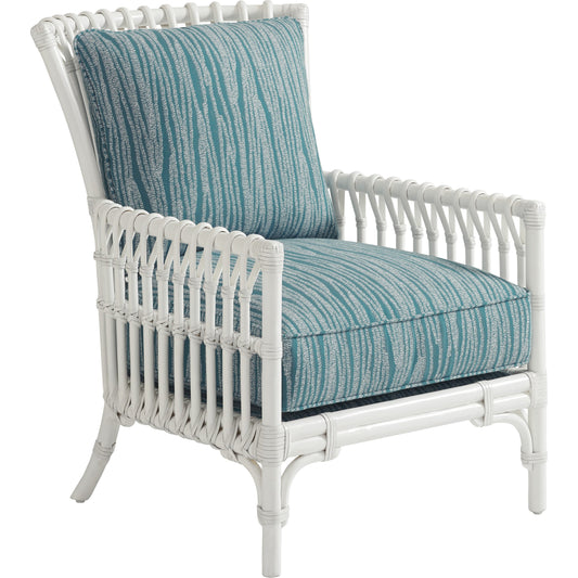 Newcastle Chair by Tommy Bahama Home in caribbean sands. Made from unique in a coastal style.