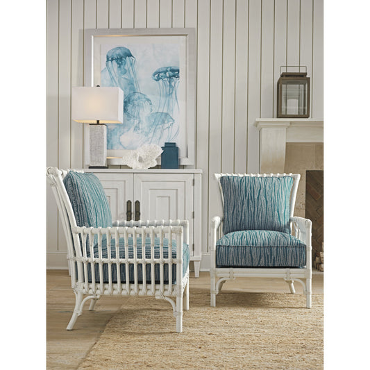 Newcastle Chair by Tommy Bahama Home in caribbean sands. Made from unique in a coastal style.
