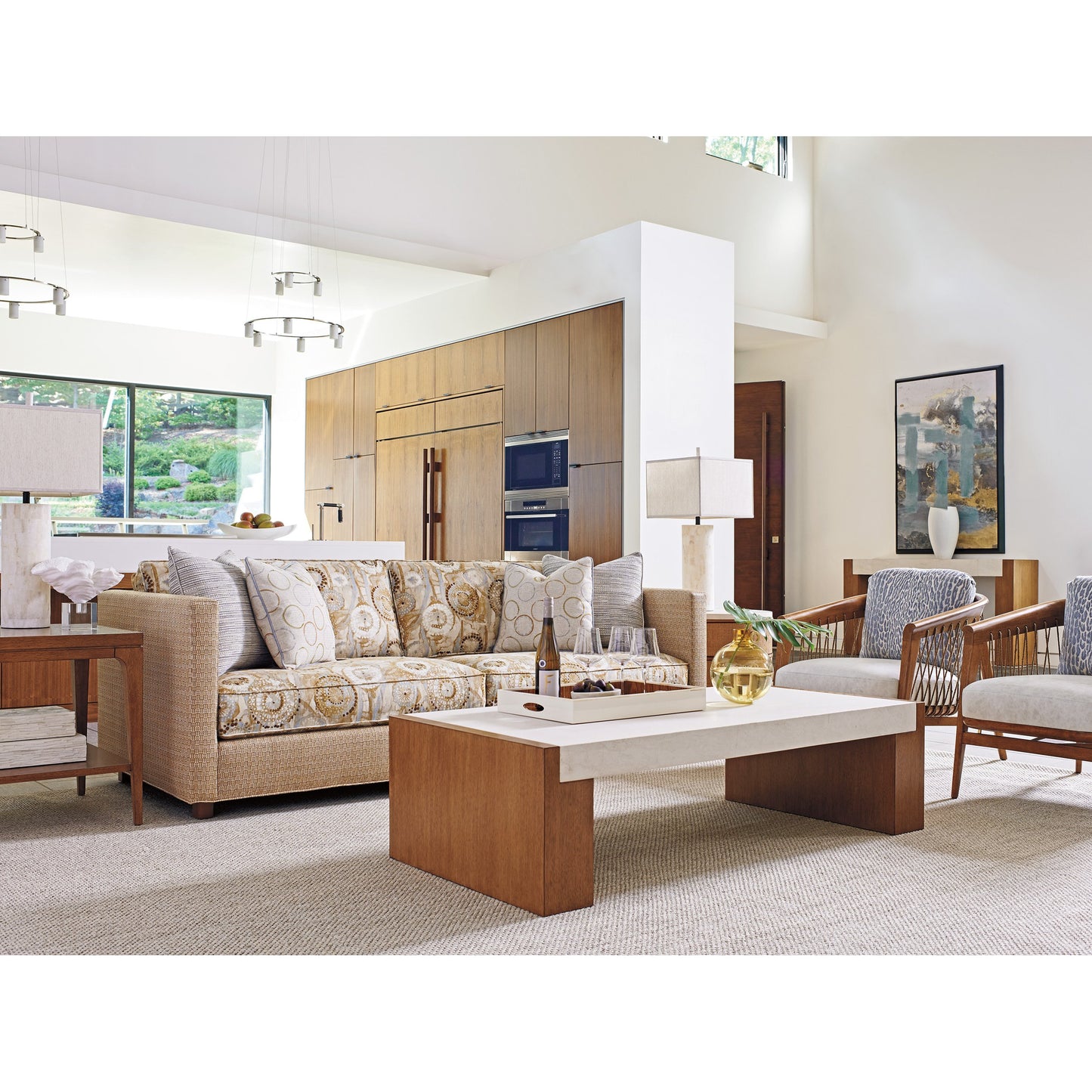 004 SI-1823511 | Lifestyle | Eldorado Cocktail Table by Tommy Bahama Home in sierra. Made from unique in a transitional style.