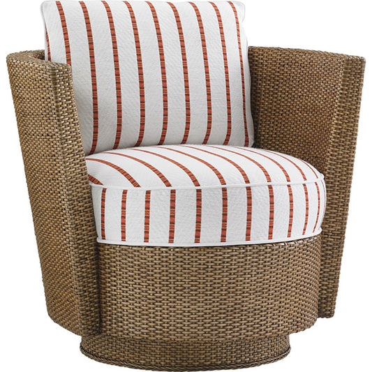 Tarpon Cay Swivel Chair by Tommy Bahama Home. Made from unique in a coastal style.
