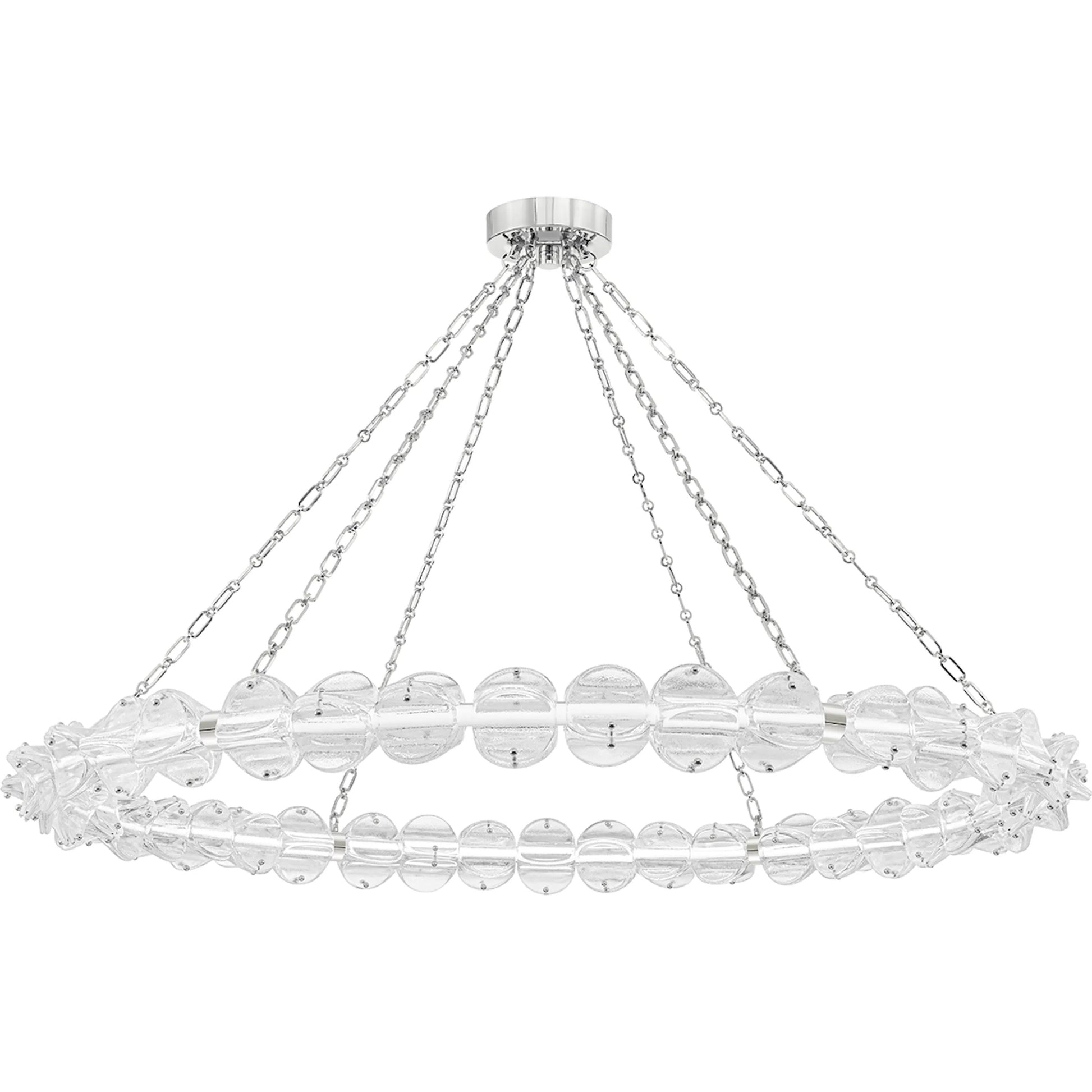 Lindley Chandelier by Hudson Valley. Made from brass in a transitional style.