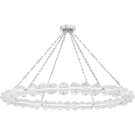 Lindley Chandelier by Hudson Valley. Made from brass in a transitional style.