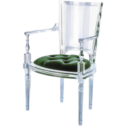 Marilyn Arm Chair by Global Views. Made from acrylic in a transitional style.