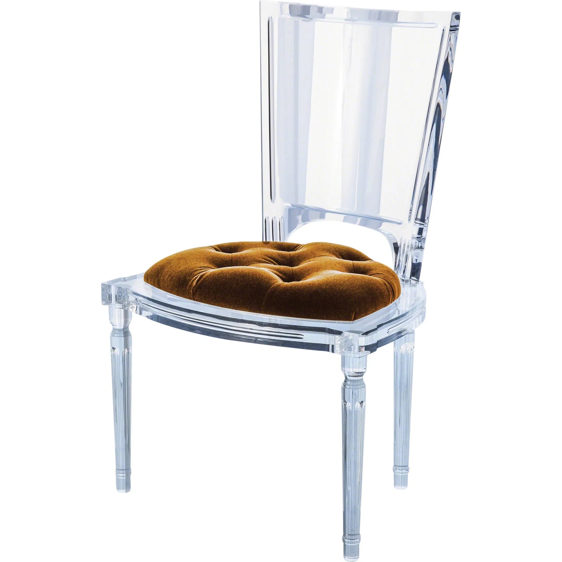 Marilyn Acrylic Side Chair by Global Views. Made from unique in a transitional style.