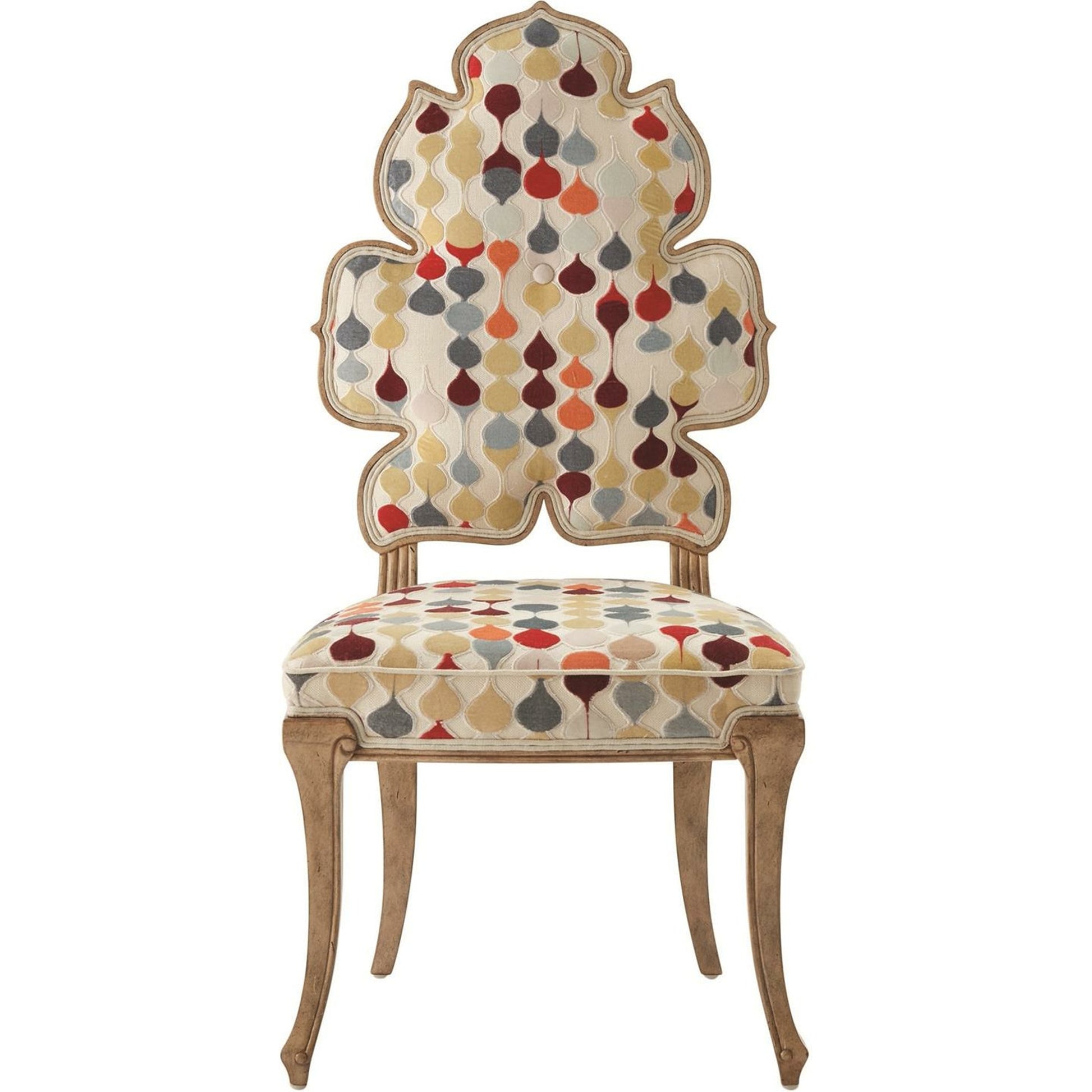 Wiggle Dining Chair by Global Views. Made from rubberwood in a cottage & farmhouse style.