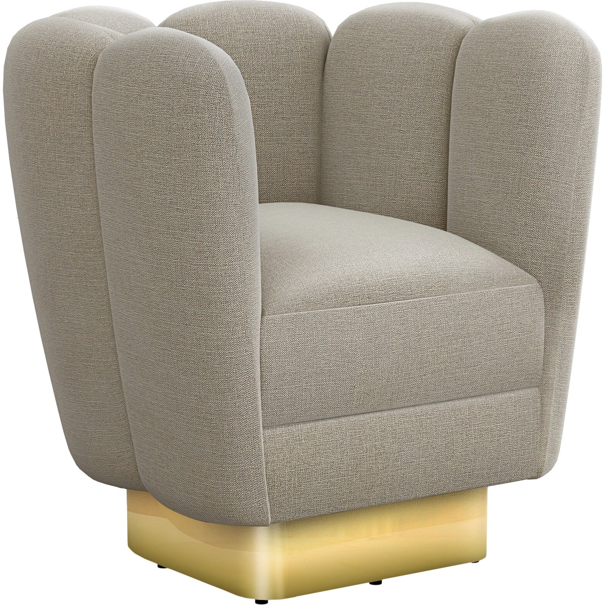 Gallery Brass Swivel Chair by Interlude Home. Made from unique in a modern style.