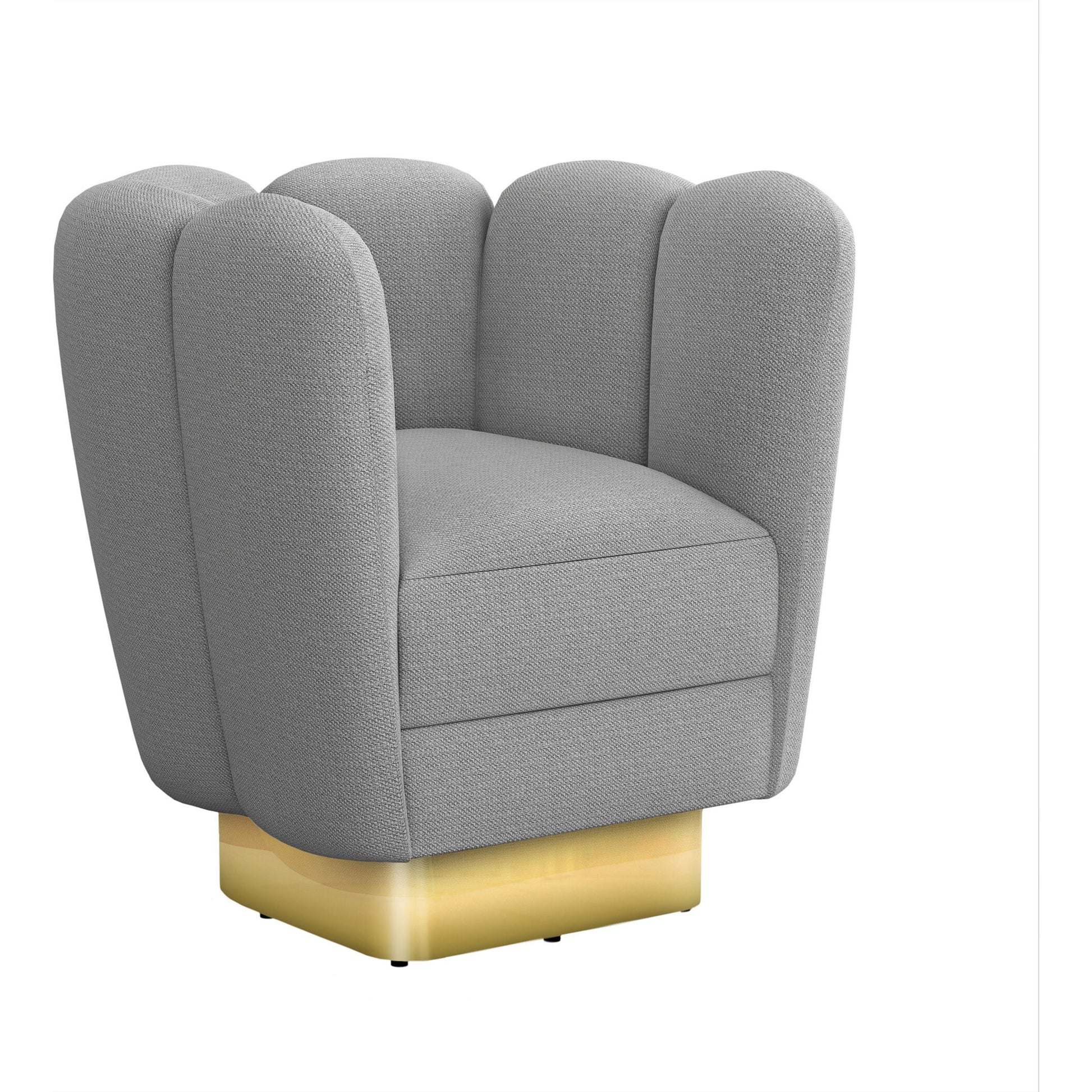 Gallery Brass Swivel Chair by Interlude Home. Made from unique in a modern style.