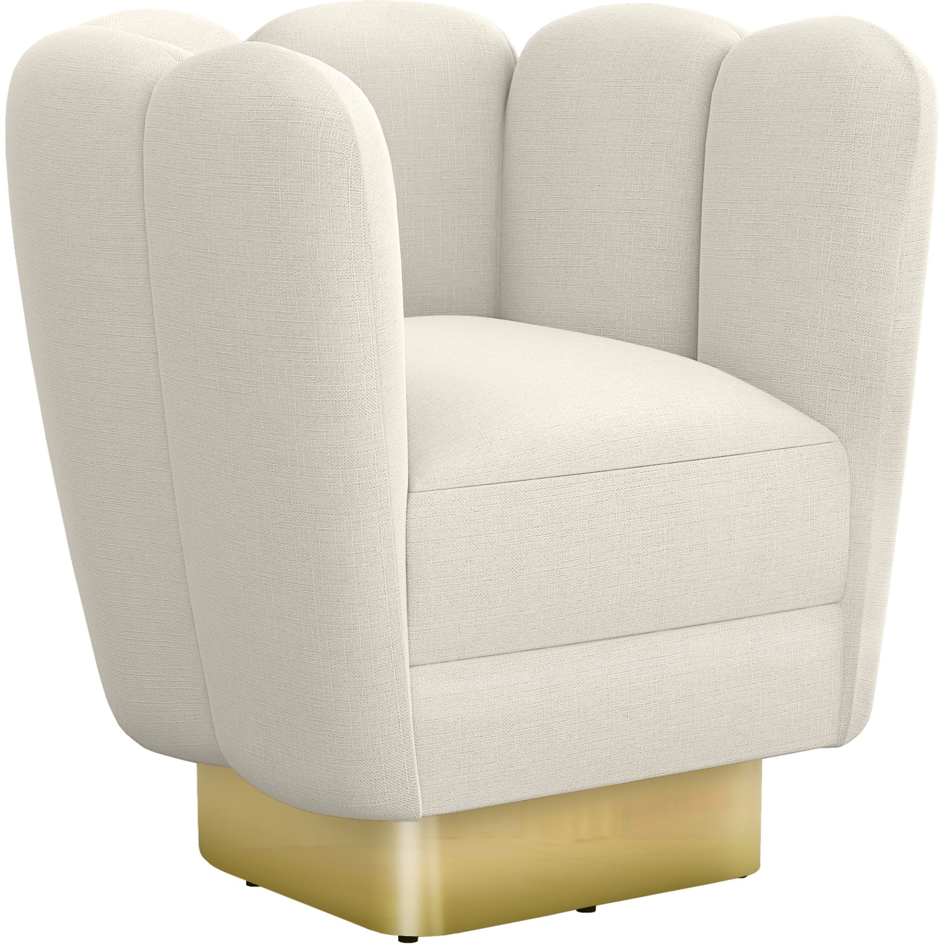 Gallery Brass Swivel Chair by Interlude Home. Made from unique in a modern style.