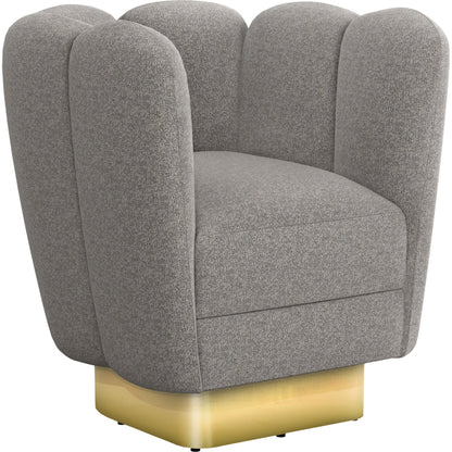 Gallery Brass Swivel Chair by Interlude Home. Made from unique in a modern style.