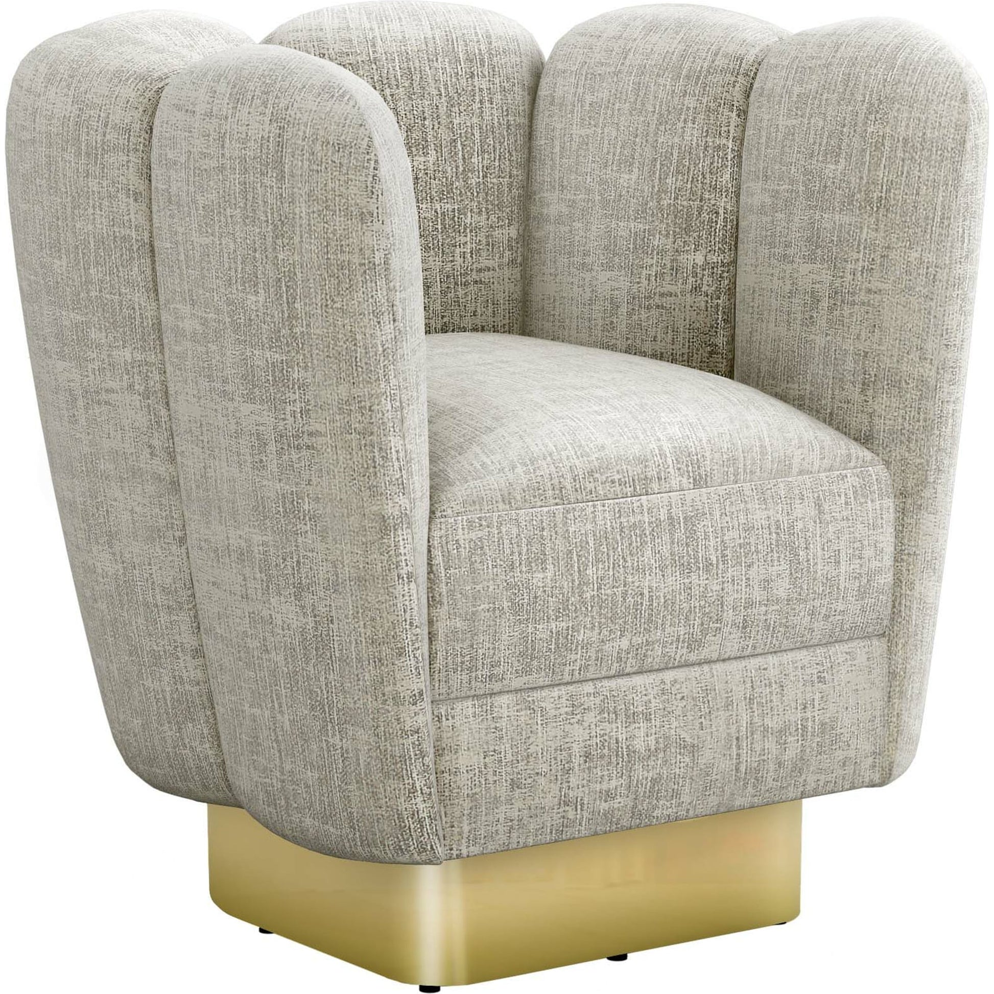 Gallery Brass Swivel Chair by Interlude Home. Made from unique in a modern style.