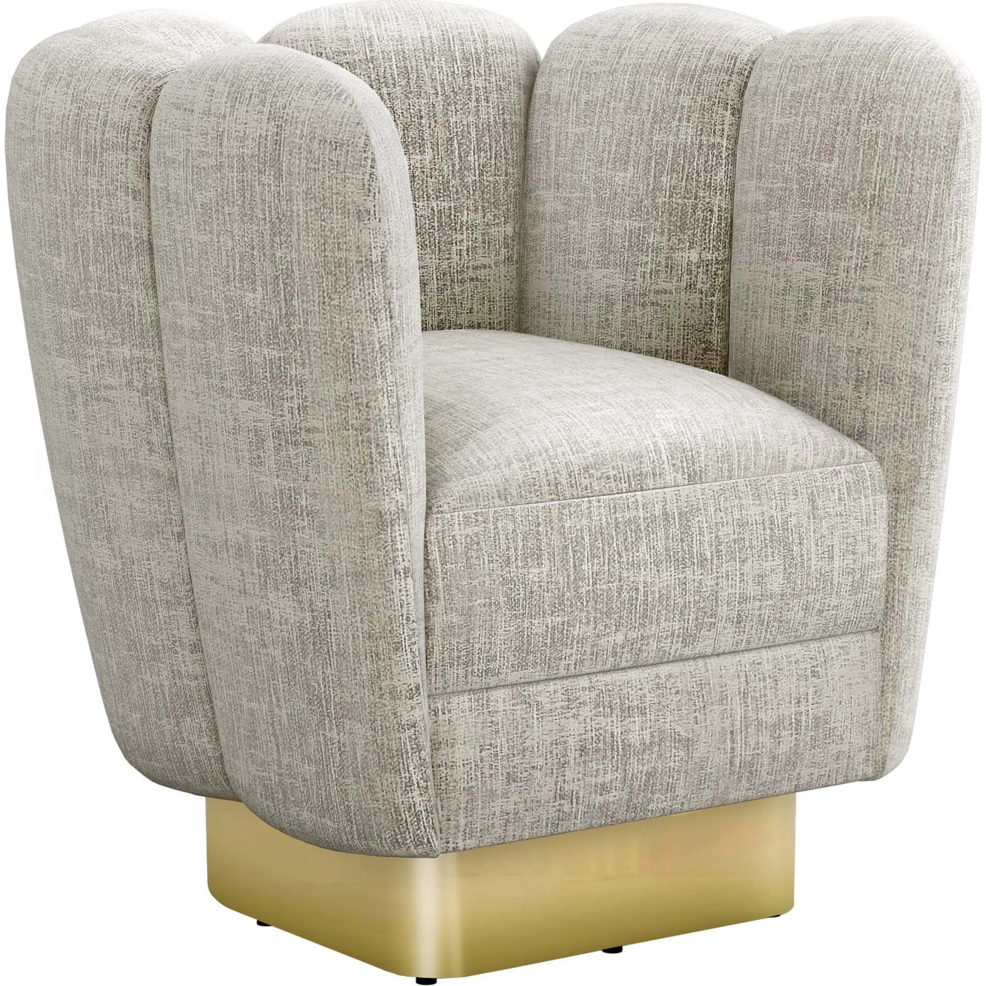 Gallery Brass Swivel Chair by Interlude Home. Made from unique in a modern style.