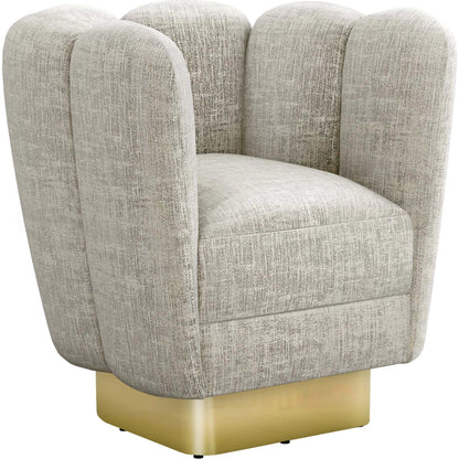 Gallery Brass Swivel Chair by Interlude Home. Made from unique in a modern style.