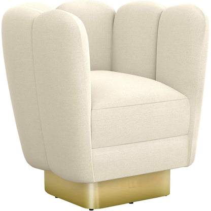 Gallery Brass Swivel Chair by Interlude Home. Made from unique in a modern style.