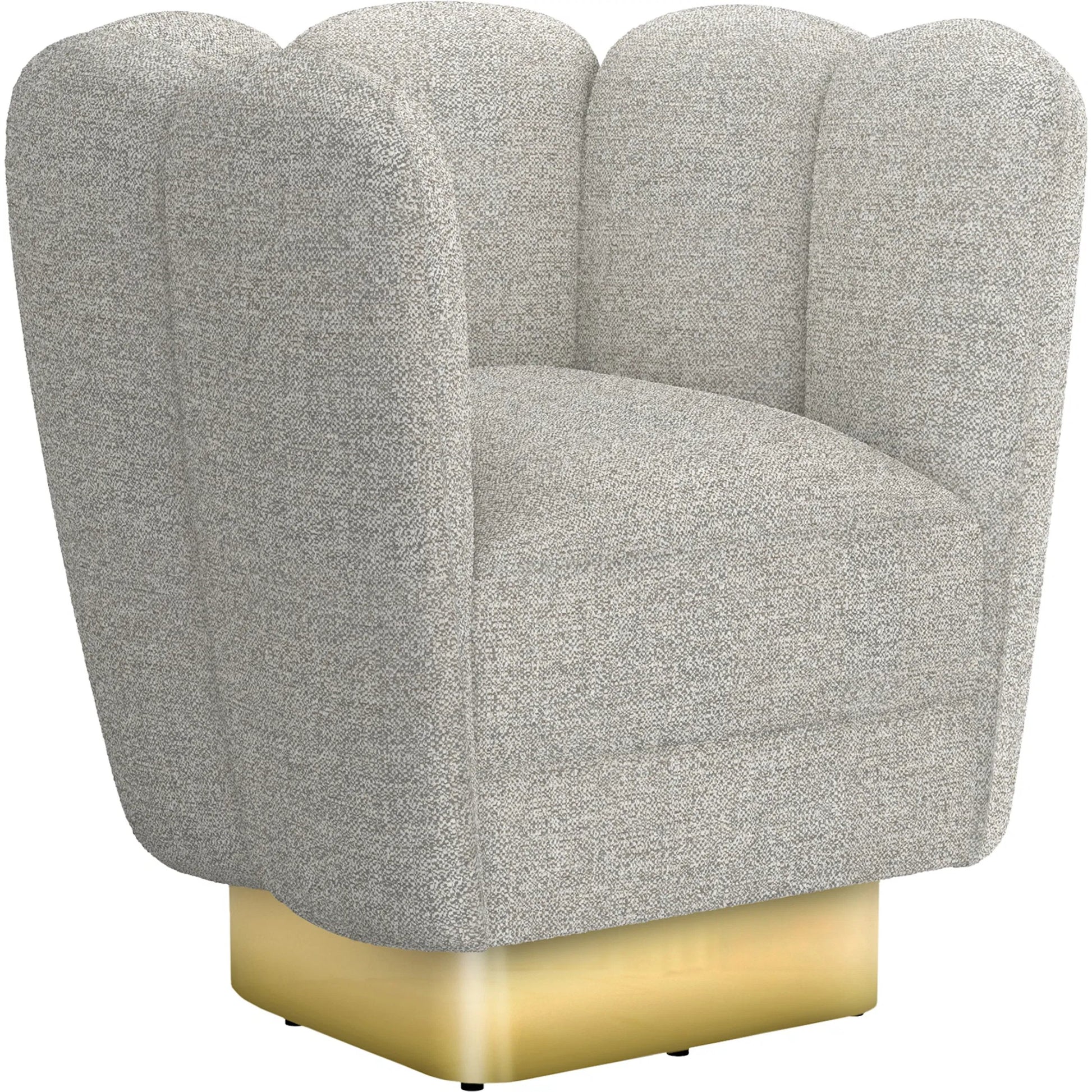 Gallery Brass Swivel Chair by Interlude Home. Made from unique in a modern style.