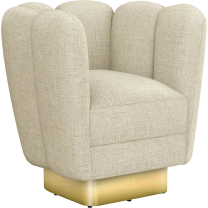 Gallery Brass Swivel Chair by Interlude Home. Made from unique in a modern style.