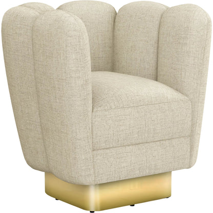 Gallery Brass Swivel Chair by Interlude Home. Made from unique in a modern style.