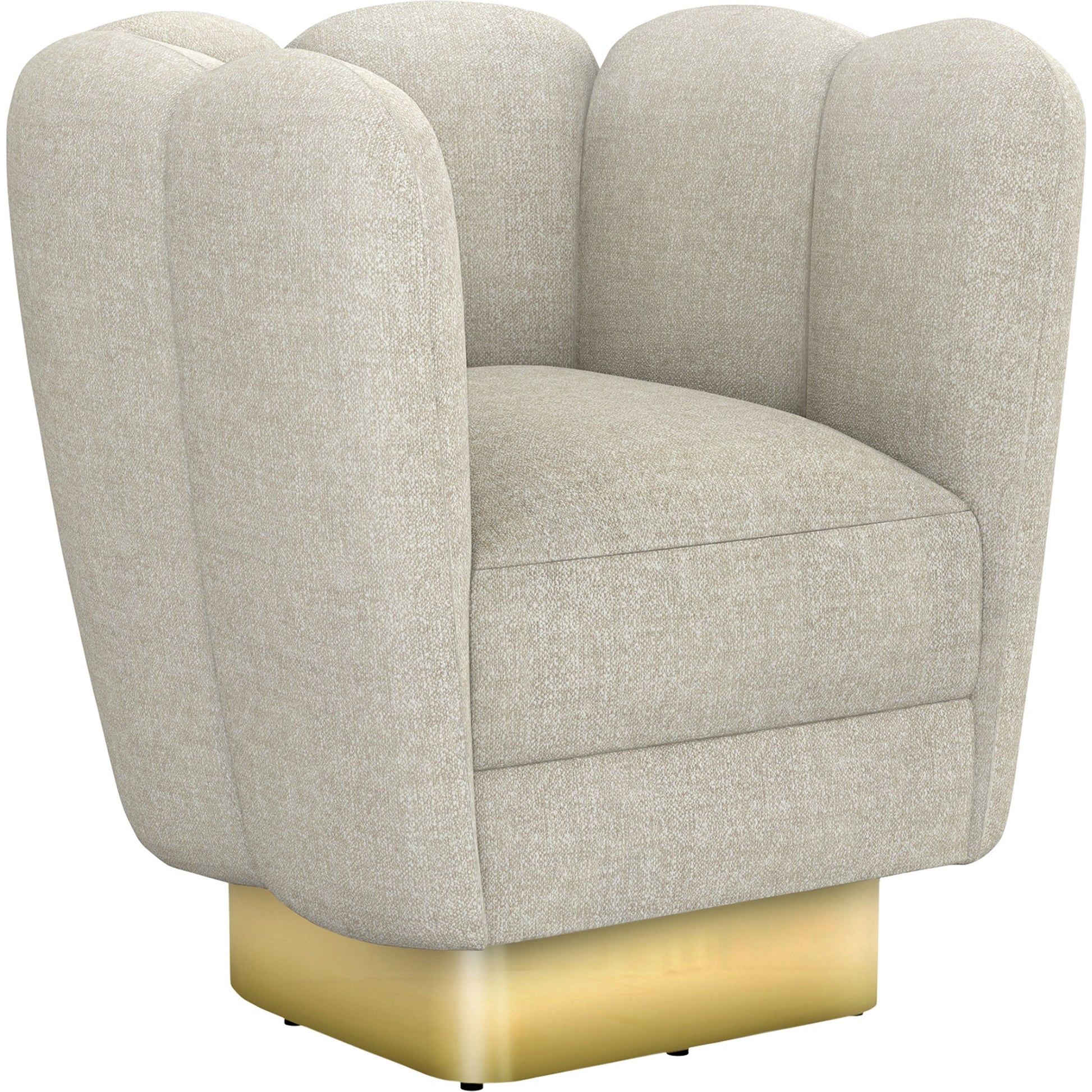 Gallery Brass Swivel Chair by Interlude Home. Made from unique in a modern style.