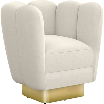 Gallery Brass Swivel Chair by Interlude Home. Made from unique in a modern style.