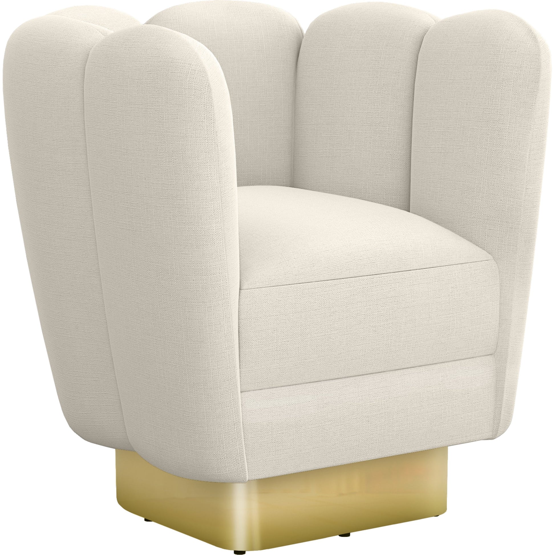 Gallery Brass Swivel Chair by Interlude Home. Made from unique in a modern style.