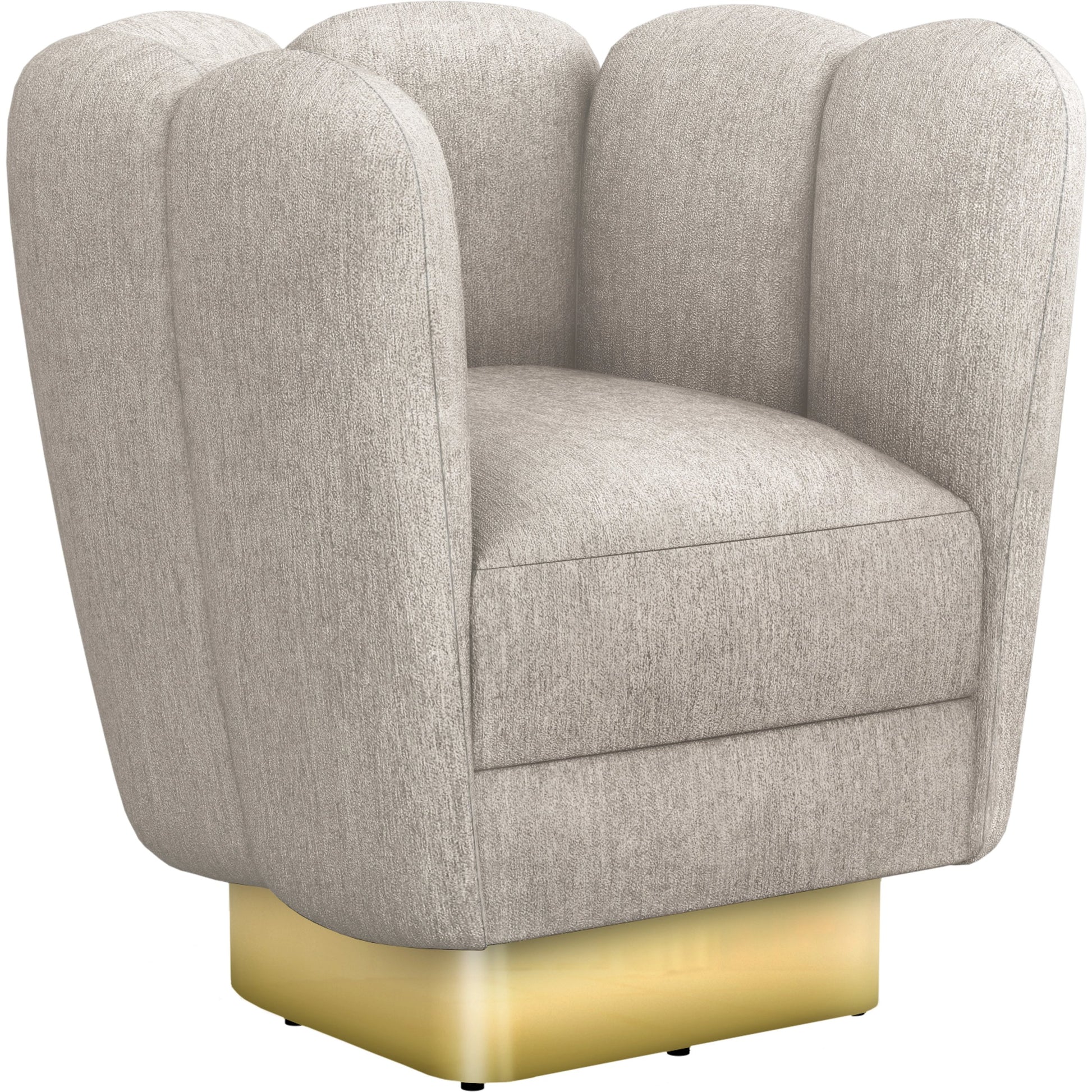 Gallery Brass Swivel Chair by Interlude Home. Made from unique in a modern style.