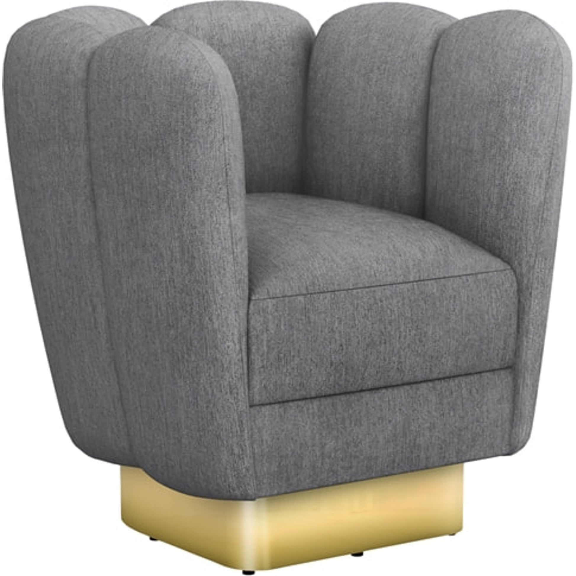 Gallery Brass Swivel Chair by Interlude Home. Made from unique in a modern style.