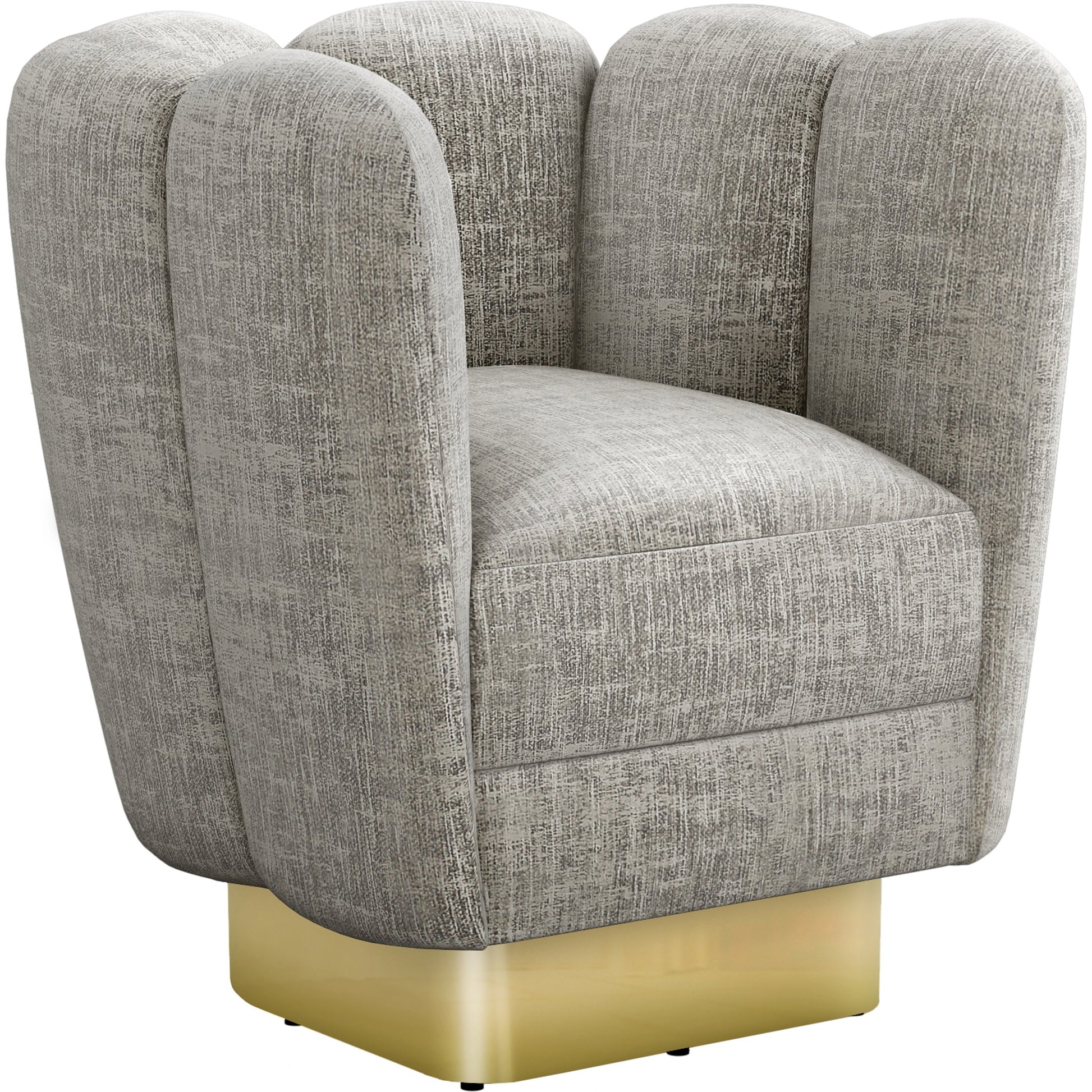 Gallery Brass Swivel Chair by Interlude Home. Made from unique in a modern style.