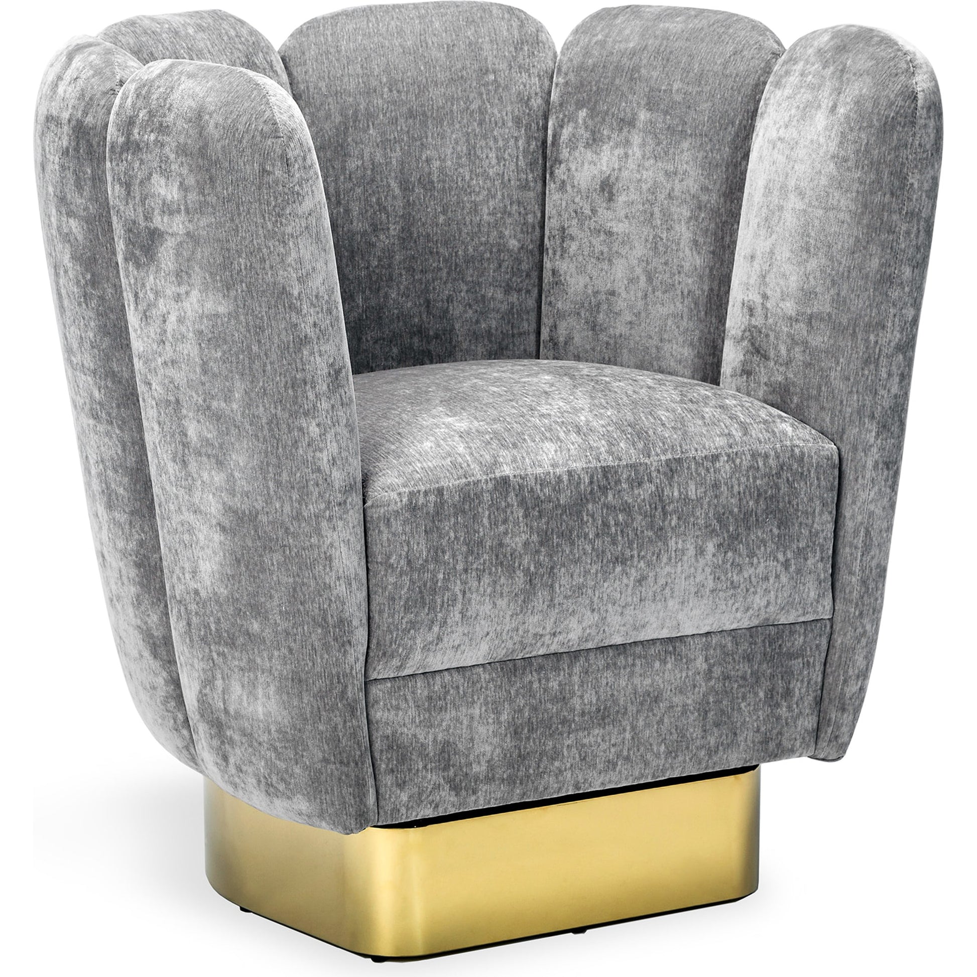 Gallery Brass Swivel Chair by Interlude Home. Made from unique in a modern style.