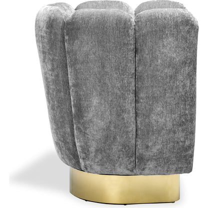 Gallery Brass Swivel Chair by Interlude Home. Made from unique in a modern style.