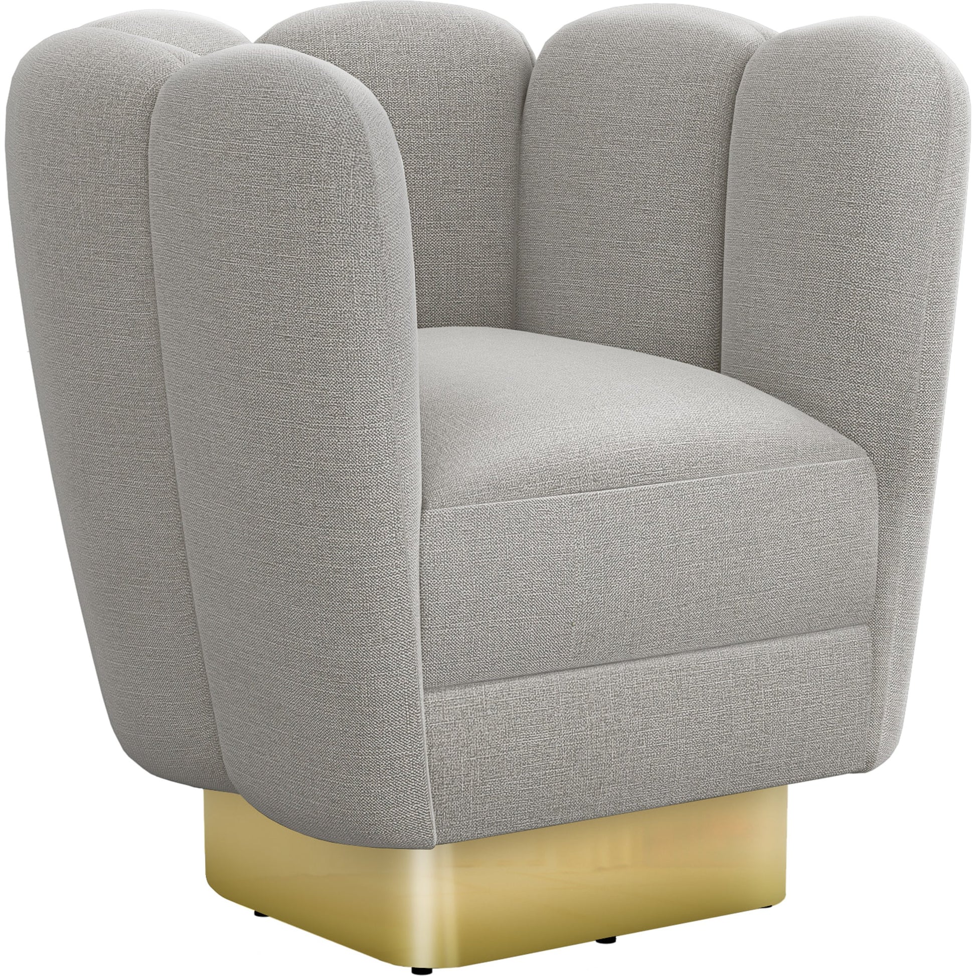 Gallery Brass Swivel Chair by Interlude Home. Made from unique in a modern style.